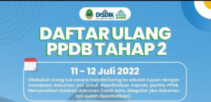 Disdik Jabar Membuka Daftar Ulang untuk Siswa yang Diterima di PPDB 2022