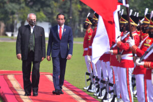 Presiden Jokowi Sambut Presiden Timor Leste José Ramos-Horta di Istana Bogor