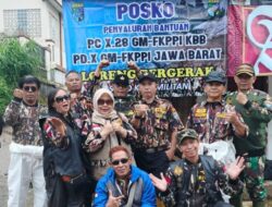 PC X -28 GM FKPPI KBB Menyediakan Posko Penyaluran Bantuan  Pencarian Korban Longsor di KBB Jawa Barat