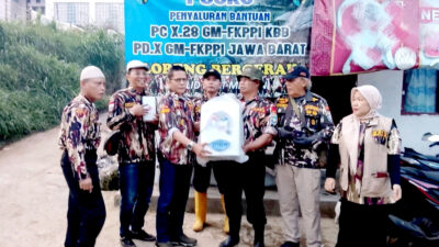 GM FKPPI Jabar Merespons Panggilan Kemanusiaan Tanah Longsor yang Menimpa Warga Desa Pasirlangu Kab. Bandung Barat