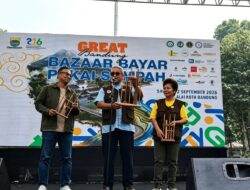 Great Bandung Selalu Bikin Gebrakan Unik,  Belanja Sembako Bayar Pakai Sampah